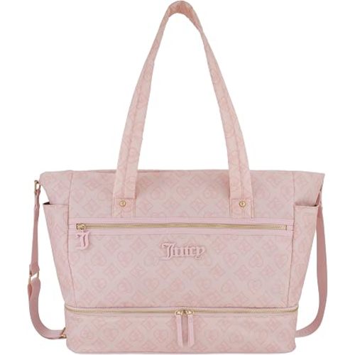 Juicy Couture Women's Juicy To Go Weekender Bag, Stylish & Versatile Tote for Everyday & Travel