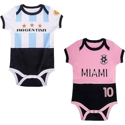 Soccer Baby Shirts for Boys & Girls Baby Soccer Onesie Jerseys & Infant Soccer Outfits & Toddler Soccer Clothes