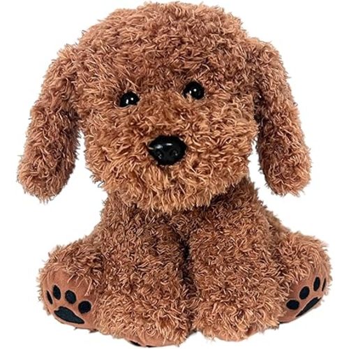 Bear The Doodle, Goldendoodle Plush Toy - Soft and Cuddly Stuffed Animal for Kids, Perfect for Reading, Cuddling, and Playtime, Unisex Gift, Ages 3+, Educational Toy, Poodle, Collectible