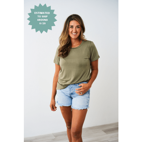 Latched Mama Classic Crewneck Nursing Tee
