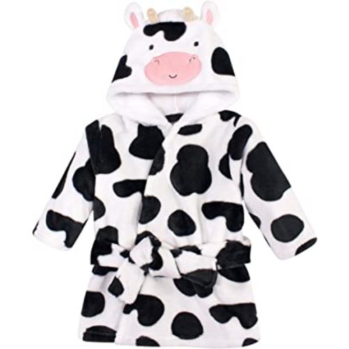 Hudson Baby Unisex Baby Plush Animal Face Bathrobe