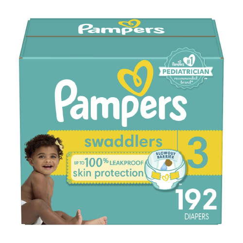 Pampers Swaddlers Active Baby Diaper, Ultra Value Pack, 192CT