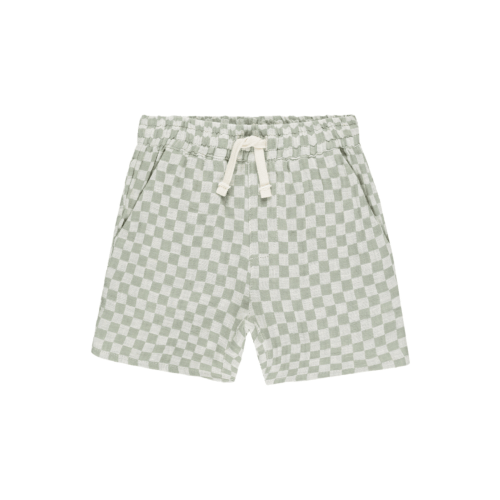 Rylee & Cru Bermuda Short, Sage Check