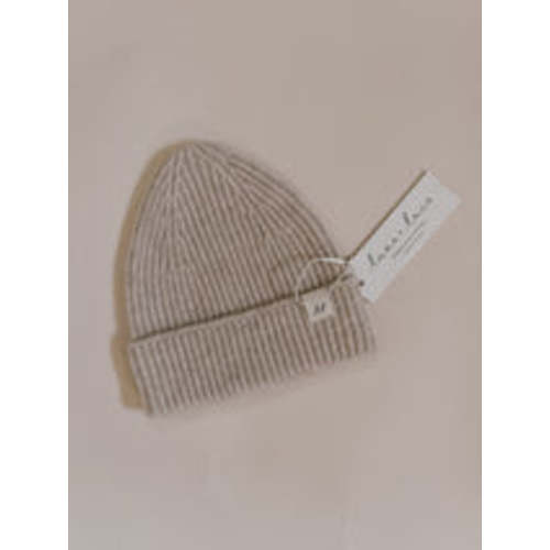 Merino Wool Baby Beanie - Sand
