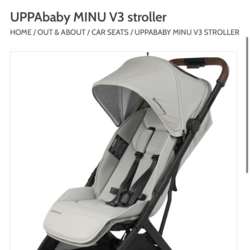 UPPAbaby MINU V3 travel stroller - mod mama