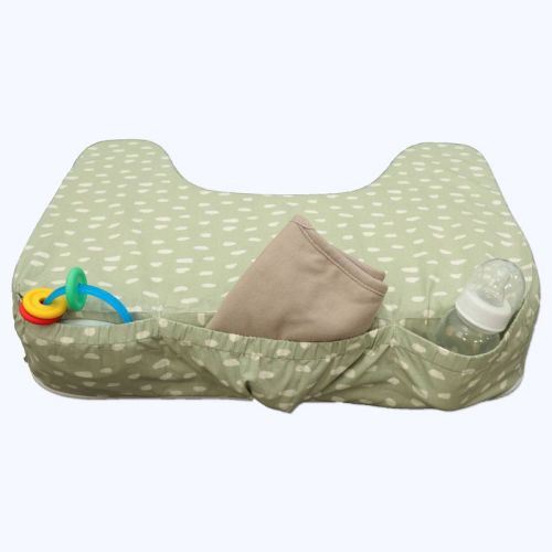 Leachco The Natural Nursing Pillow - Dots/Sage Green