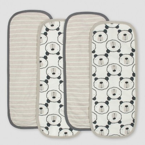 Gerber Baby Interlock/Terry Burpcloths (4-pack)