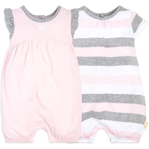Burt's Bees Baby Romper Jumpsuit, 100% Organic Cotton One-Piece Outfit Coverall