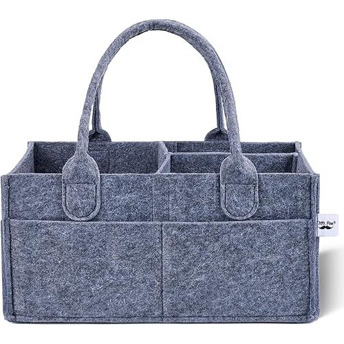 Mr. Pen- Baby Diaper Caddy Organizer, Charcoal Gray, Diaper Organizer, Car Diaper Caddy, Baby Caddy Organizer, Portable Diaper Caddy, Diaper Organizer for Changing Table, Baby Organizer for Nursery