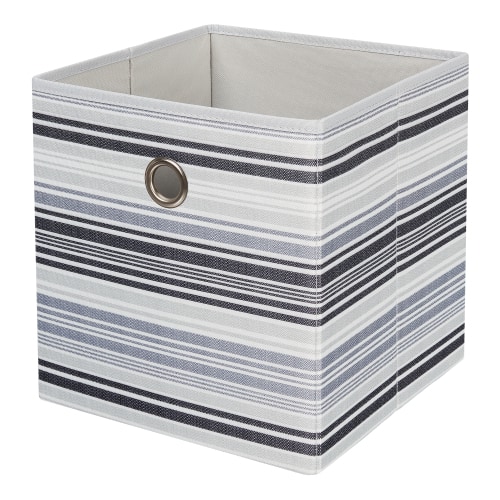 Mainstays Medium Bin Plastic, Gray Flannel