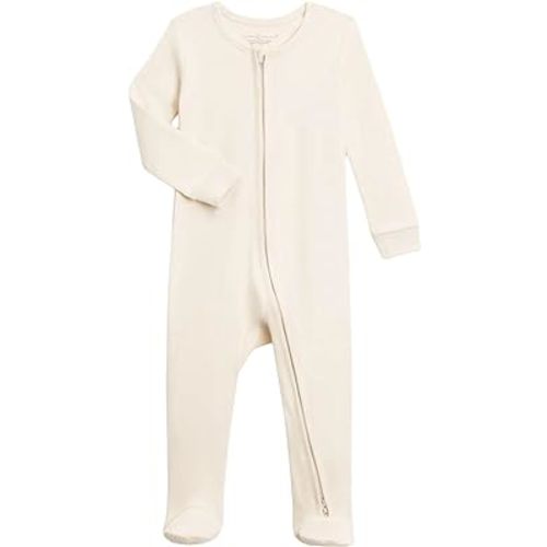 Colored Organics Baby Organic Cotton Peyton Zip Up Footed Sleeper