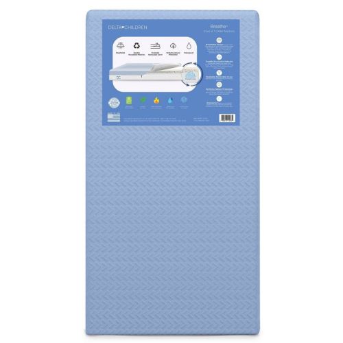 Delta Children Breathe Mattress - Breathable Baby Crib And Toddler Mattress With Cloud Core