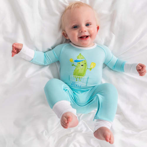 Lil Pickle Crescent Zippy - Little Sleepies