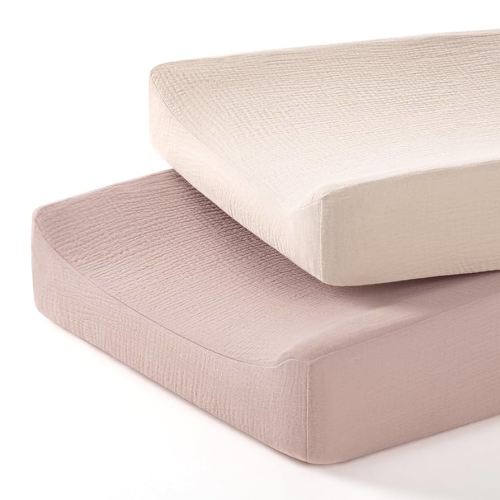 lulumoon Baby Changing Pad Cover: Muslin Diaper Changing Table Pad Cover - Changing Pad Sheets for Girls Boys