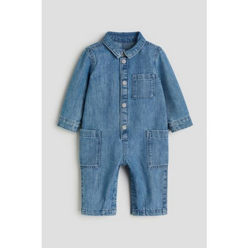 Denim Jumpsuit, Denim blue, Kids | H&M US