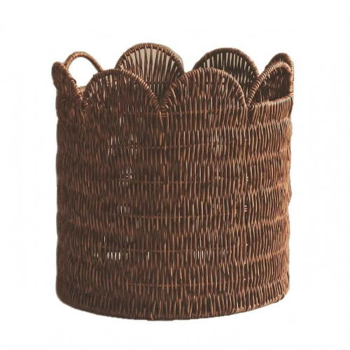 amagogo Laundry Storage Basket Clothes Hamper Organizer Durable Woven Construction with Easy Drop Open Top for Households and Dorms