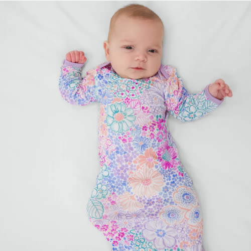 Doodle Blooms Infant Gown – Little Sleepies