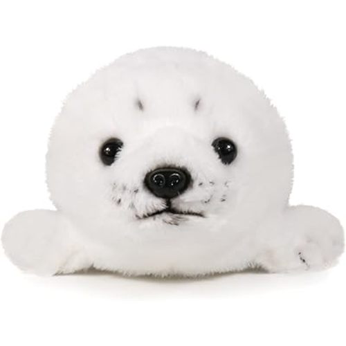 Ice King Bear Baby Seal Stuffed Animal Plush Toy White 10 Inches