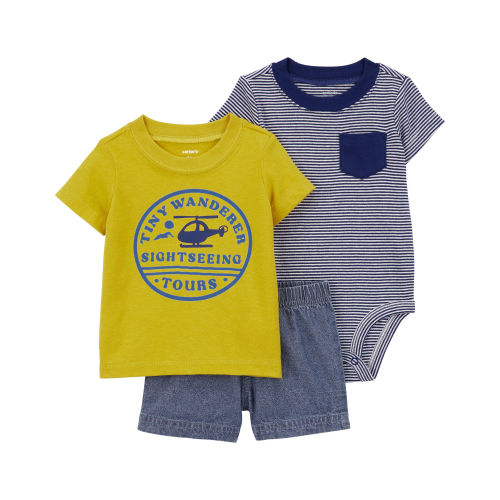 Baby 3-Piece Little Short Set