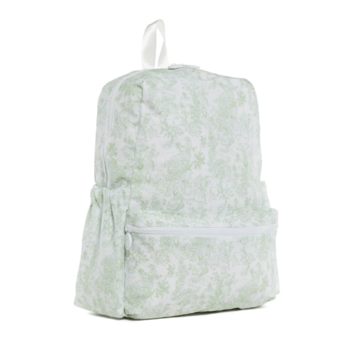 Backpack - Bunny Toile Green