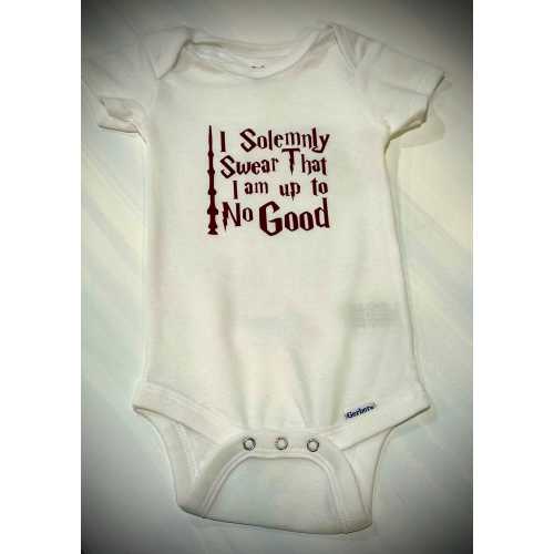 Up to no good onesie