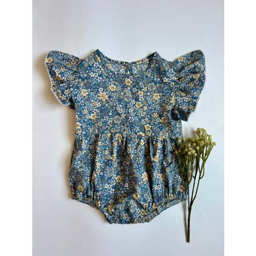 Franny Vintage Floral Romper