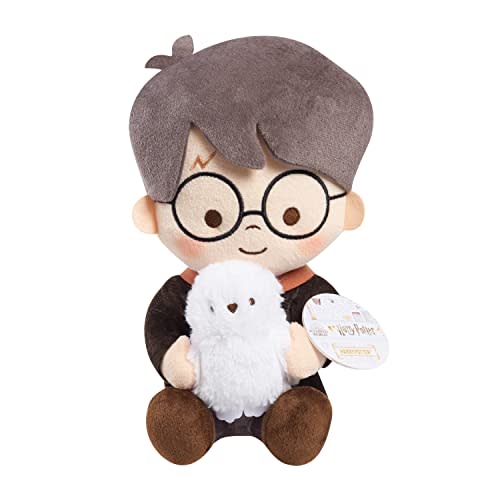 Harry Potter Wizarding Friends and Pals Harry Potter with Hedwig 11-inch Soft and Cuddly Plush Stuffed Animal, Kids Toys for Ages 3 Up, Amazon Exclusive by Just Play