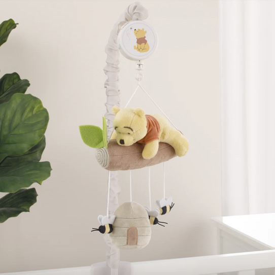 Disney Winnie the Pooh Hugs and Honeycombs Plush Musical Mobile with B – NoJo Baby & kids