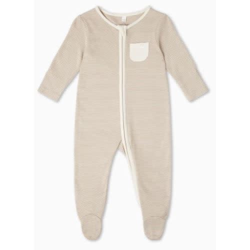 Clever Zip Sleepsuit Blue Stripe / Newborn