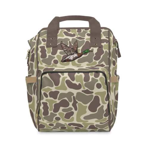 Duck Camo Diaper Backpack - Stylish, Practical Baby Bag, Gifts for New Moms, Travel Essentials, Everyday Carrying