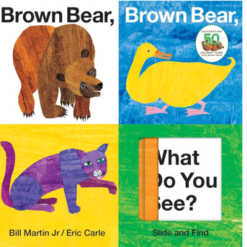 Brown Bear, Brown Bear, What Do You See? Slide and Find: An interactive board book edition of the classic Eric Carle picture book (Brown Bear and Friends)