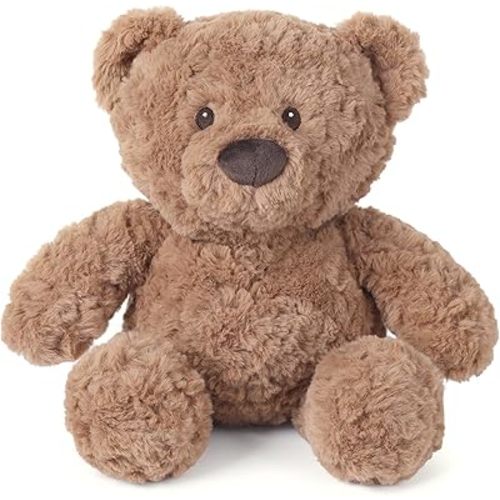 Teddy Bear Stuffed Animals, Microwavable & Weighted Stuffed Animal, Brown Curly Plush for Warmth & Comfort, Heatable Coolable Lavender Scent Toy, Cute Soft Plushies Gift for Children Boys Girls Adult