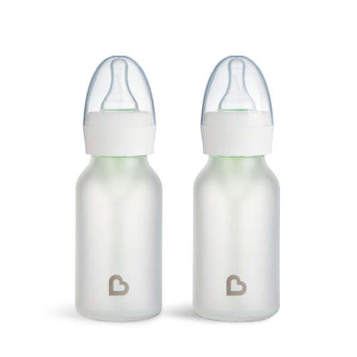 Bond® Silicone Glass Bottle 4oz or 8oz, 2pk | Munchkin