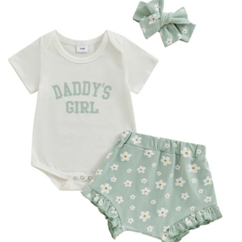 DADDY'S GIRL Daises Outfit - Hazel & Bo