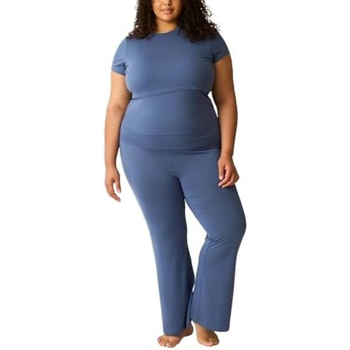 Kindred Bravely The Sunday Maternity Pajamas & Postpartum Lounge Sets for Women, Short Sleeve Nursing Pajamas