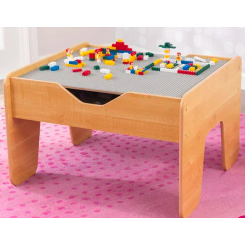 Activity Play Table with Board | Versatile Wooden Play Surface