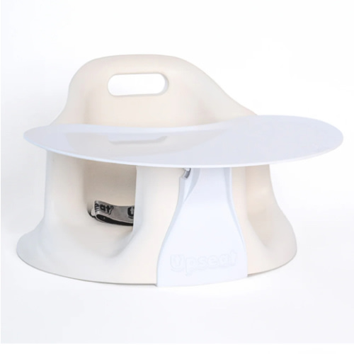 Upseat Baby Floor & Booster Seat with Tray - Coconut