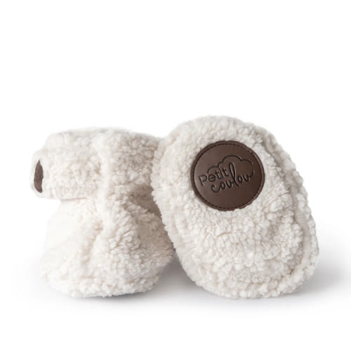 Baby Booties In Sherpa (0-12m)