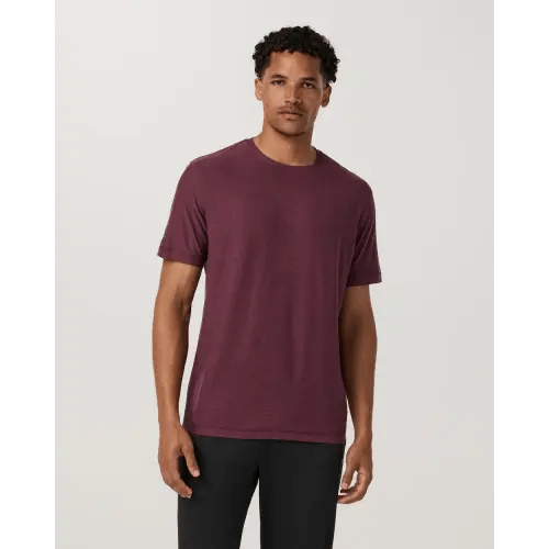 Strato Tech Tee – Fig Heather – Vuori