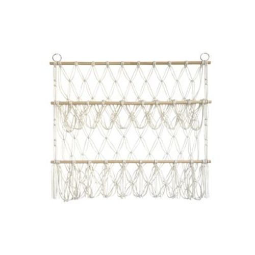 Stuffed Toy Holder, 3-Layer Versatile Plush Toy Holder, Bohemian Style Vertical Toy Storage Organizer, Stable Plush Toy Holder for Nursery Playroom
