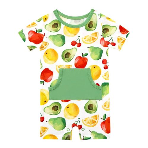 Baby Boy Romper Toddler Boys Short Sleeve Shorts Soft Jumpsuit Outfit Viscose Made from Bamboo