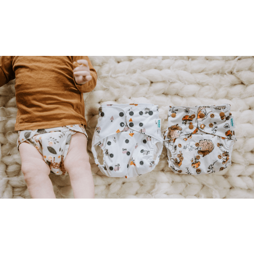 One Size Modern Reusable Pocket Cloth Diapers in One of Kind Prints and Colors
– Kinder Cloth Diaper Co.