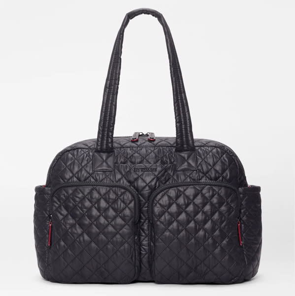 MZ Wallace Black Nik II Duffel Bag - Luxury Carryall Handbags | MZ Wallace
