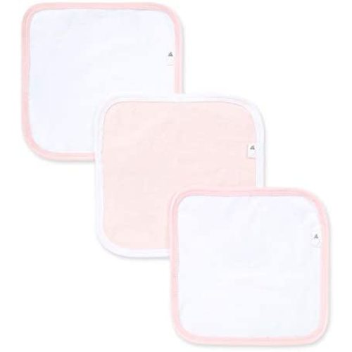 Washcloths, Absorbent Knit Terry, Super Soft 100% Organic Cotton