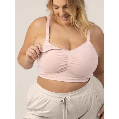Sublime® Hands-Free Pumping & Nursing Bra | Pink Heather – Kindred Bravely