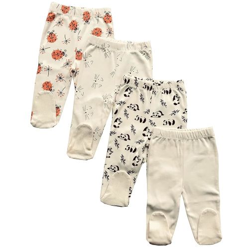 Maple Clothing Organic Cotton Baby Pants Footed GOTS Certified Clothes