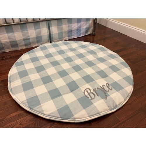 13 Colors Plaid Baby Play Mat, Tummy Time Activity Mat, Play Mat in Buffalo Plaid