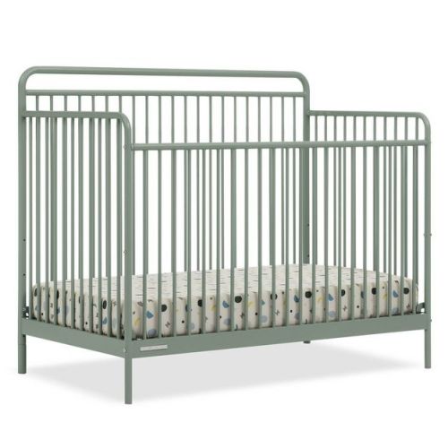 Delta Children Hayden 5-in-1 Convertible Metal Crib - Warm Gray