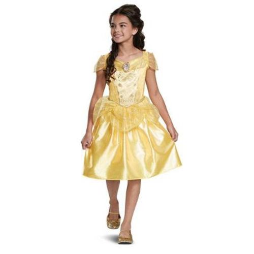 Disney Beauty and the Beast Princess Belle Toddler Halloween Costume Dress 3-4T: Belle Costume for Girls, Fairytale Storybook, Yellow, 100% Polyester : Target