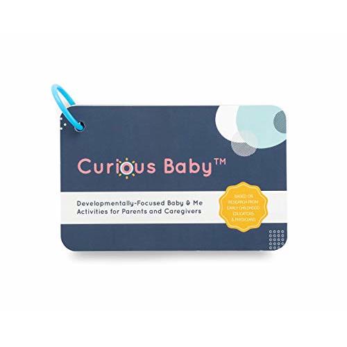 Curious Baby™ Award Winning 40+ Activities for Baby & Me (0-12 Months) | Developmentally-Focused and Stimulating Creative Playtime Ideas for Baby & Me | Includes Black/White High-Contrast Cards